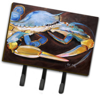 "Caroline's Treasures JMK1090TH68 Blue Crab Leash or Key Holder, Large, Multicolor"