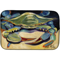 "Caroline's Treasures Blue Crab Dish Drying Mat, 14"" x 21"""