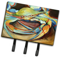 "Caroline's Treasures JMK1096TH68 Blue Crab Leash or Key Holder, Large, Multicolor"