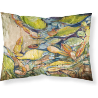 "Caroline's Treasures JMK1102PILLOWCASE Jubilee Blue Crab Fabric Standard Pillowcase, Large, Multicolor"