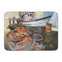 "Caroline's Treasures Blue Crab Trap Floor Mat, 19"" x 27"", Multicolor"