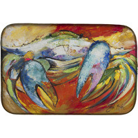 "Caroline's Treasures Blue Crab Dish Drying Mat, 14"" x 21"""