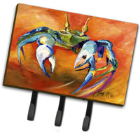 "Caroline's Treasures JMK1110TH68 Blue Crab Leash or Key Holder, Large, Multicolor"