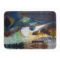 "Caroline's Treasures Blue Marlin Floor Mat, 19"" x 27"", Multicolor"