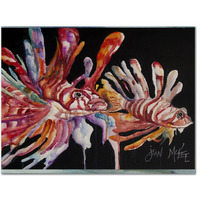"Caroline's Treasures JMK1114PLMT Lionfish Fabric Placemat, Multicolor"