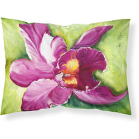 "Caroline's Treasures JMK1120PILLOWCASE Orchid Fabric Standard Pillowcase, Large, Multicolor"
