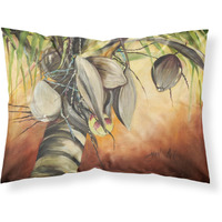 "Caroline's Treasures JMK1128PILLOWCASE Coconut Tree Fabric Standard Pillowcase, Large, Multicolor"