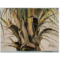 "Caroline's Treasures JMK1131PLMT Top Coconut Tree Fabric Placemat, Multicolor"