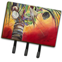 "Caroline's Treasures JMK1133TH68 Sunset on The Coconut Tree Leash or Key Holder, Large, Multicolor"