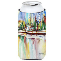 Ocean Springs Shrimp Boats Tall Boy Beverage Insulator Hugger JMK1156TBC