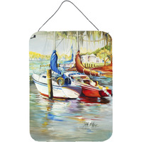 "Caroline's Treasures Ecor Rouge Sailboat Wall or Door Hanging Prints, 16"" x 12"""