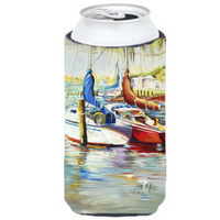Ecor Rouge Sailboat Tall Boy Beverage Insulator Hugger JMK1161TBC