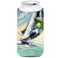 Cruising the Coast Sailboats Tall Boy Beverage Insulator Hugger JMK1163TBC