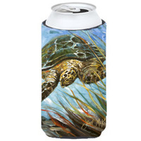 Loggerhead Sea Turtle Tall Boy Beverage Insulator Hugger JMK1168TBC