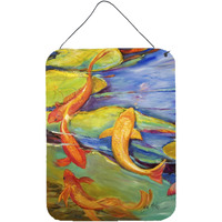 "Caroline's Treasures JMK1170DS1216 Koi Wall or Door Hanging Prints, 16"" x 12"""
