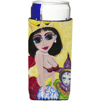 Mardi Gras Queen Mermaid Ultra Beverage Insulators for slim cans JMK1180MUK