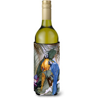 Parrots Wine Bottle Beverage Insulator Hugger JMK1195LITERK