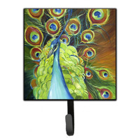 "Caroline's Treasures JMK1209SH4 Peacock Leash or Key Holder, Small, Multicolor"
