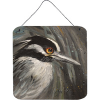 "Caroline's Treasures Night Heron Wall or Door Hanging Prints, 6 x 6"""