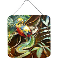 "Caroline's Treasures Mandarin Pheasant Wall or Door Hanging Prints, 6 x 6"""