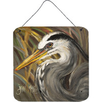"Caroline's Treasures JMK1229DS66 Blue Heron Wall or Door Hanging Prints, 6 x 6"""