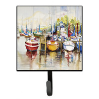 "Caroline's Treasures JMK1235SH4 Paradise Sailboats Leash or Key Holder, Small, Multicolor"