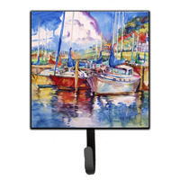 "Caroline's Treasures JMK1247SH4 Tree Boats Sailboats Leash or Key Holder, Small, Multicolor"