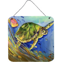 "Caroline's Treasures JMK1262DS66 Loggerhead Sea Turtle Wall or Door Hanging Prints, 6 x 6"""