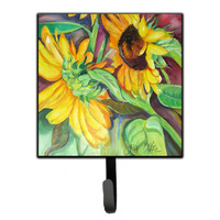"Caroline's Treasures JMK1267SH4 Sunflowers Leash or Key Holder, Small, Multicolor"