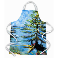"Caroline's Treasures JMK1300APRON Life on the Causeway Apron, Large, Multicolor"