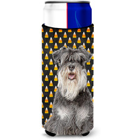 Candy Corn Halloween Schnauzer Ultra Beverage Insulators for slim cans KJ1213MUK
