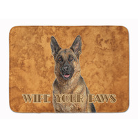 "Caroline's Treasures German Shepherd Wipe your Paws Floor Mat, 19"" x 27"", Multicolor"