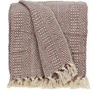 Parkland Collection Thor Casual Blue 52" x 67" Woven Handloom Throw