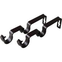 1 Inch Double Brackets - Mahogany