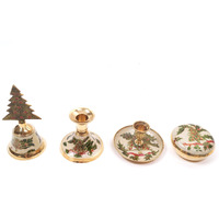 Brass Christmas Assortment Set of 4