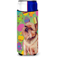Brussels Griffon Easter Eggtravaganza Ultra Beverage Insulators for slim cans LH9404MUK
