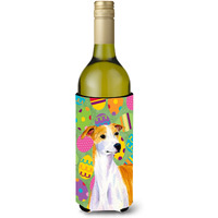 Whippet Easter Eggtravaganza Wine Bottle Beverage Insulator Beverage Insulator Hugger