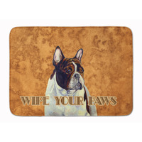 "Caroline's Treasures French Bulldog Wipe your Paws Floor Mat, 19"" x 27"", Multicolor"