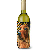 Irish Setter Candy Corn Halloween Wine Bottle Beverage Insulator Hugger LH9548LITERK