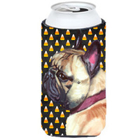 French Bulldog Frenchie Candy Corn Halloween Tall Boy Beverage Insulator Hugger LH9552TBC