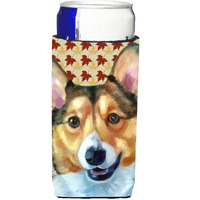 Corgi Fall Leaves Ultra Beverage Insulators for slim cans LH9560MUK
