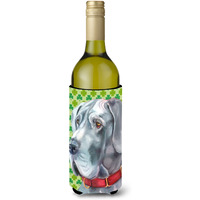 Great Dane St. Patrick's Day Shamrock Wine Bottle Beverage Insulator Hugger LH9570LITERK