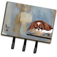 "Caroline's Treasures MH1010TH68 Japanese Chin Resting Leash or Key Holder, Large, Multicolor"