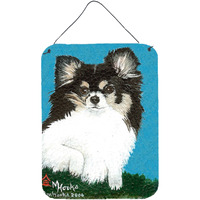 "Caroline's Treasures MH1022DS1216 Chihuahua Cute Face Wall or Door Hanging Prints, 16 x 12"", Multicolor"