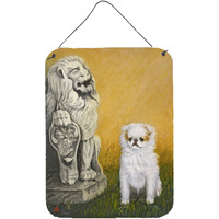 "Caroline's Treasures MH1032DS1216 Japanese Chin Omar Wall or Door Hanging Prints, 16 x 12"", Multicolor"