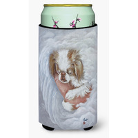 Japanese Chin in an Angels Arms Tall Boy Beverage Insulator Hugger MH1037TBC