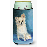 Jazz Chihuahua Long Hair  Tall Boy Beverage Insulator Hugger MH1040TBC