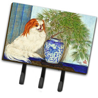 "Caroline's Treasures MH1048TH68 Japanese Chin Ming Vase Leash or Key Holder, Large, Multicolor"