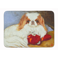 "Caroline's Treasures Japanese Chin Pink Gorilla Floor Mat, 19"" x 27"", Multicolor"