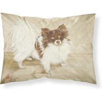 "Caroline's Treasures MH1051PILLOWCASE Chihuahua Favorite Flavors Fabric Standard Pillowcase, Large, Multicolor"